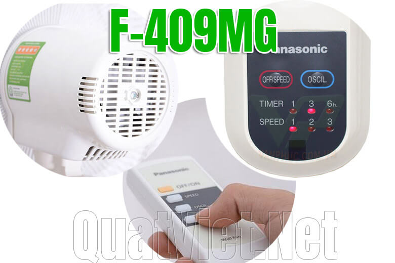 Chi tiết quạt treo tường Panasonic F-409MG